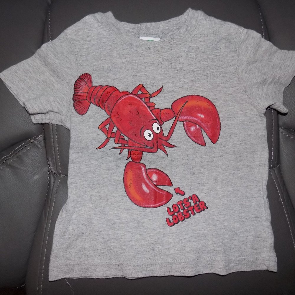 Circo Gray Lots'A Lobster Short Sleeve Shirt